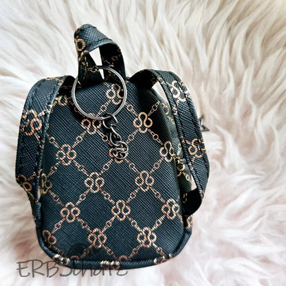 CutiePebble - Mini Rucksack Anhänger - Black