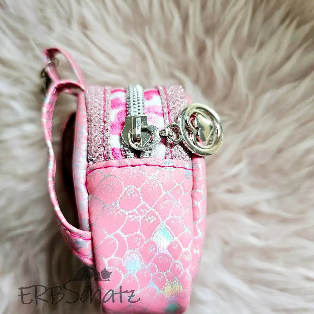 CutiePebble - Mini Rucksack Anhänger - Peach Snake