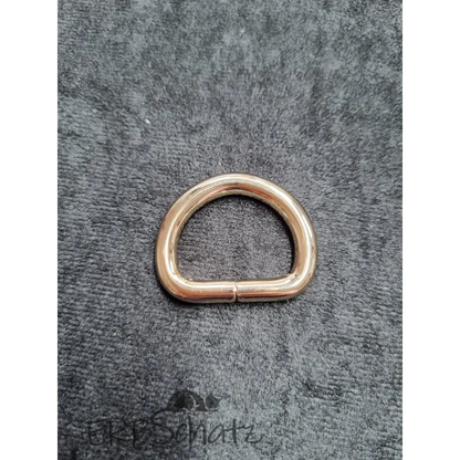 D-Ring Gold breit für 25mm Gurtband - Gold