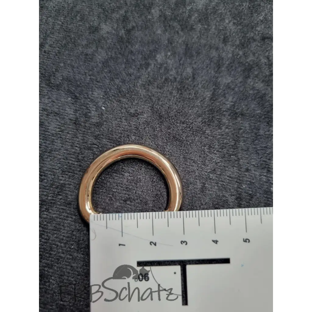 D-Ring Gold breit für 25mm Gurtband - Gold