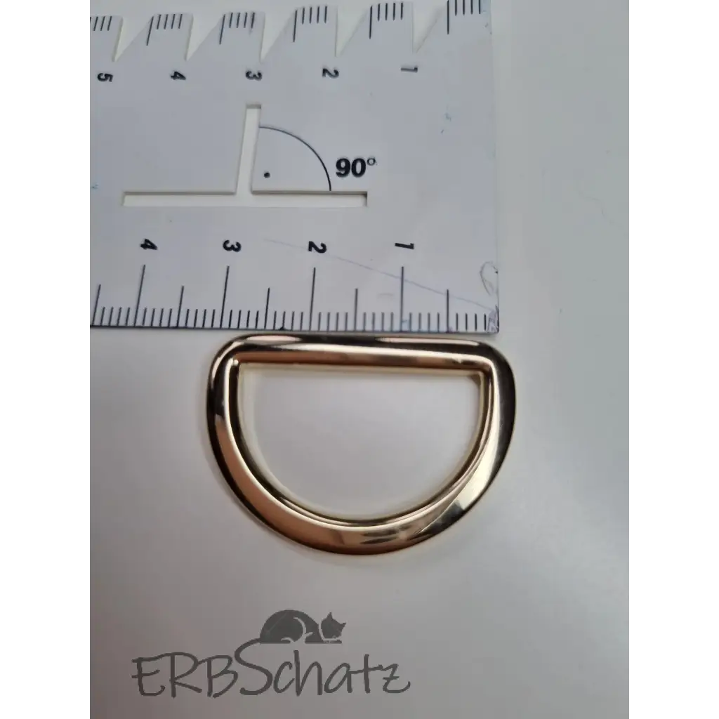 D-Ring Gold für 25mm Gurtband - Gold