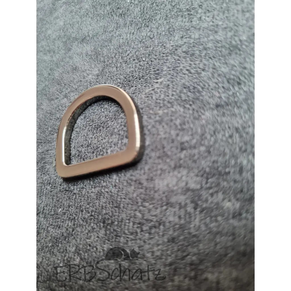 D-Ring Gunmetal für 20mm Gurtband - Gunmetal