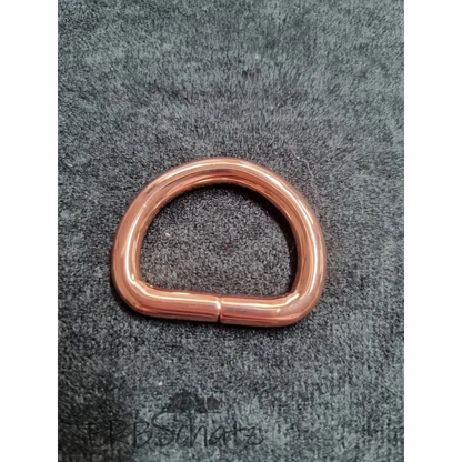 D-Ring Rosegold breit für 25mm Gurtband - Rosegold