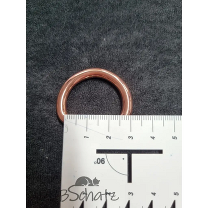 D-Ring Rosegold breit für 25mm Gurtband - Rosegold