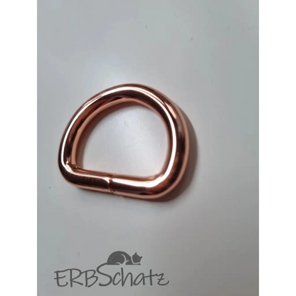 D-Ring Rosegold breit für 25mm Gurtband - Rosegold