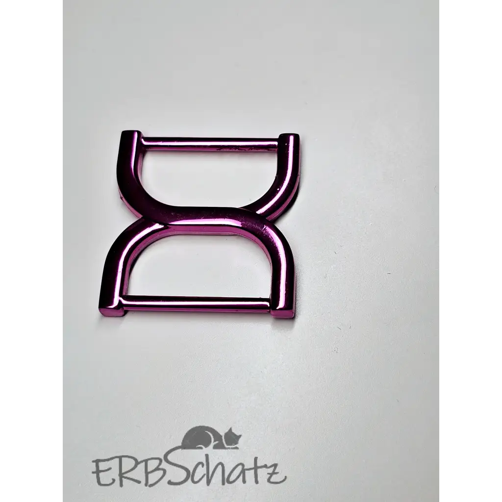 D-Ring X-Form (metallic Farben) für 25mm Gurtband