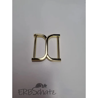 D-Ring X-Form (neue Farben) für 25mm Gurtband - Gold