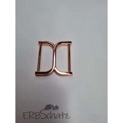 D-Ring X-Form (neue Farben) für 25mm Gurtband - Rosegold