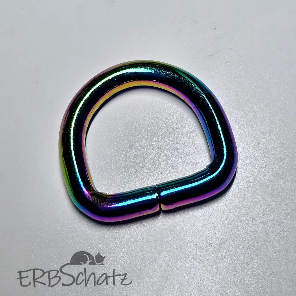 D-Ringe Rainbow höher für 20mm Gurtband - Rainbow