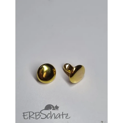 Doppelkopfnieten Farbauswahl 8x8mm - Gold