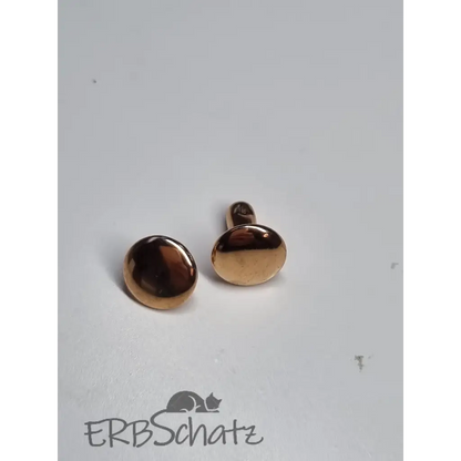 Doppelkopfnieten Farbauswahl 8x8mm - Rosegold