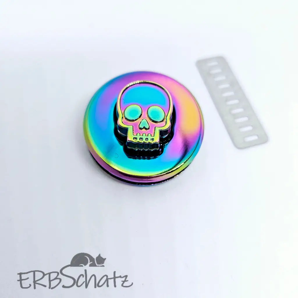 Drehverschluss Skull - Rainbow