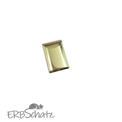 Endstücke Reißverschluss 10x17mm - Gelbgold