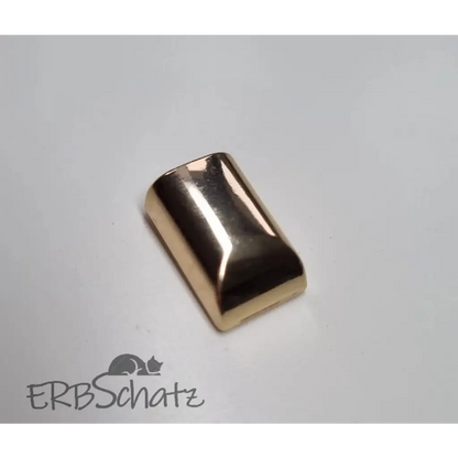 Endstücke Reißverschluss 10x17mm - Gold