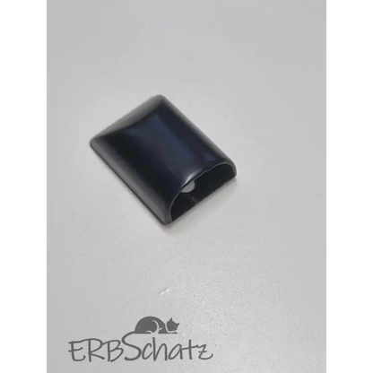 Endstücke Reißverschluss Black matt 10x17mm