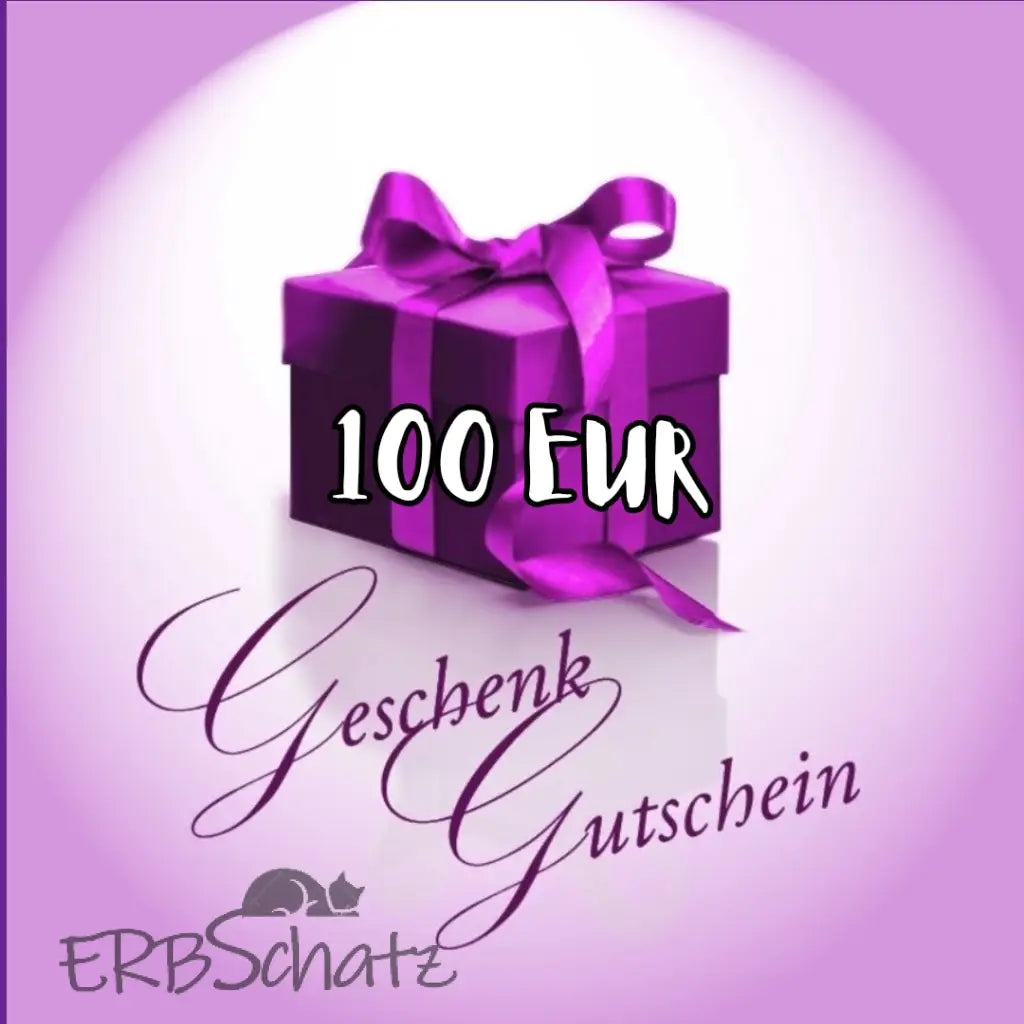 Erbschatz-Geschenkgutschein - 100,00 € - Geschenkgutscheine