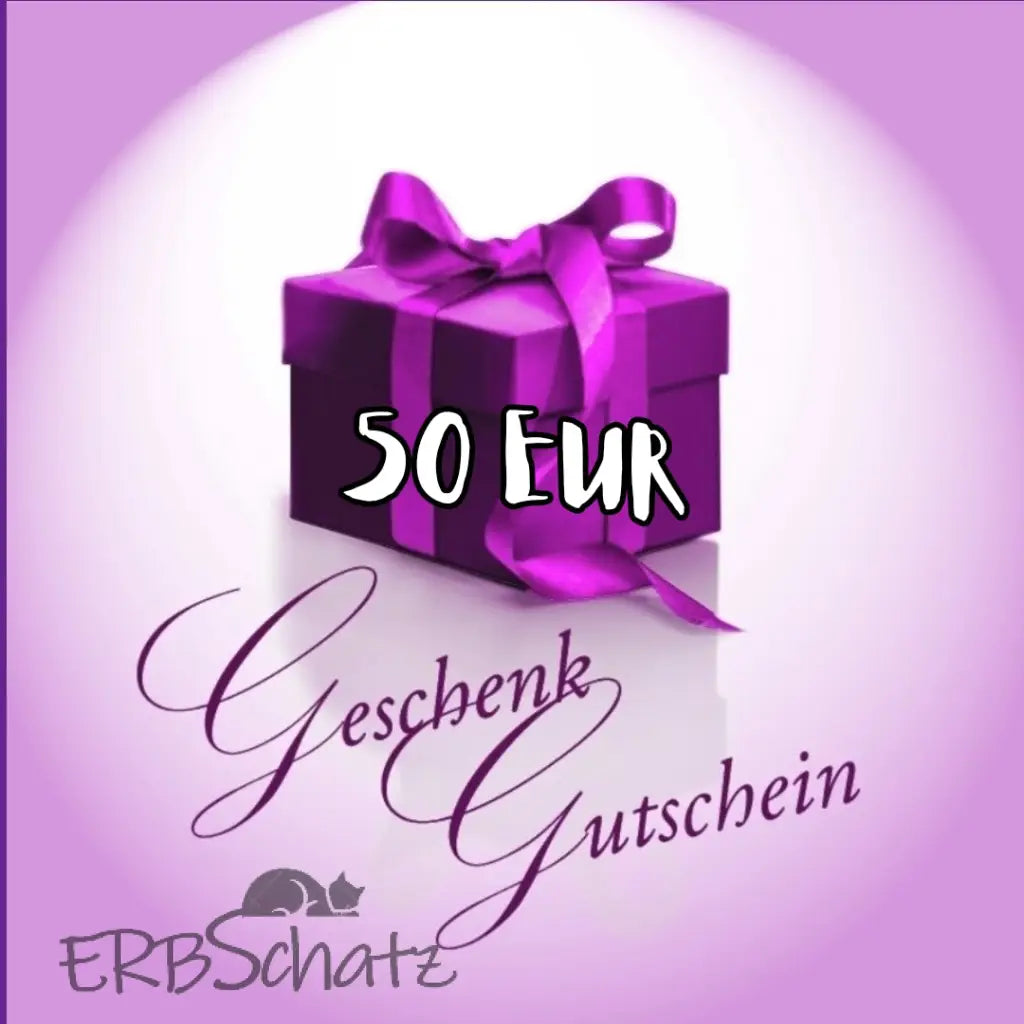 Erbschatz-Geschenkgutschein - 50,00 € - Geschenkgutscheine