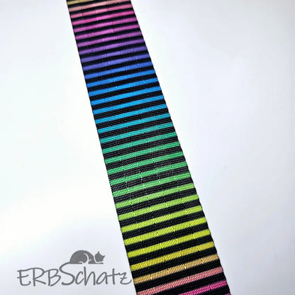 Gurtband bedruckt verschiedene Designs 38mm - Rainbow