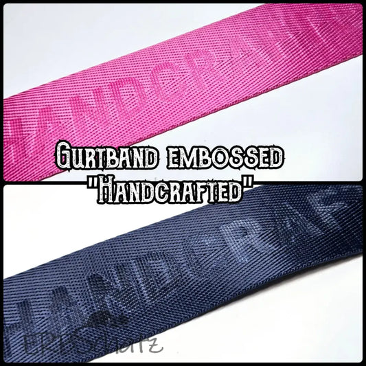Gurtband Embossed Handcrafted 38mm