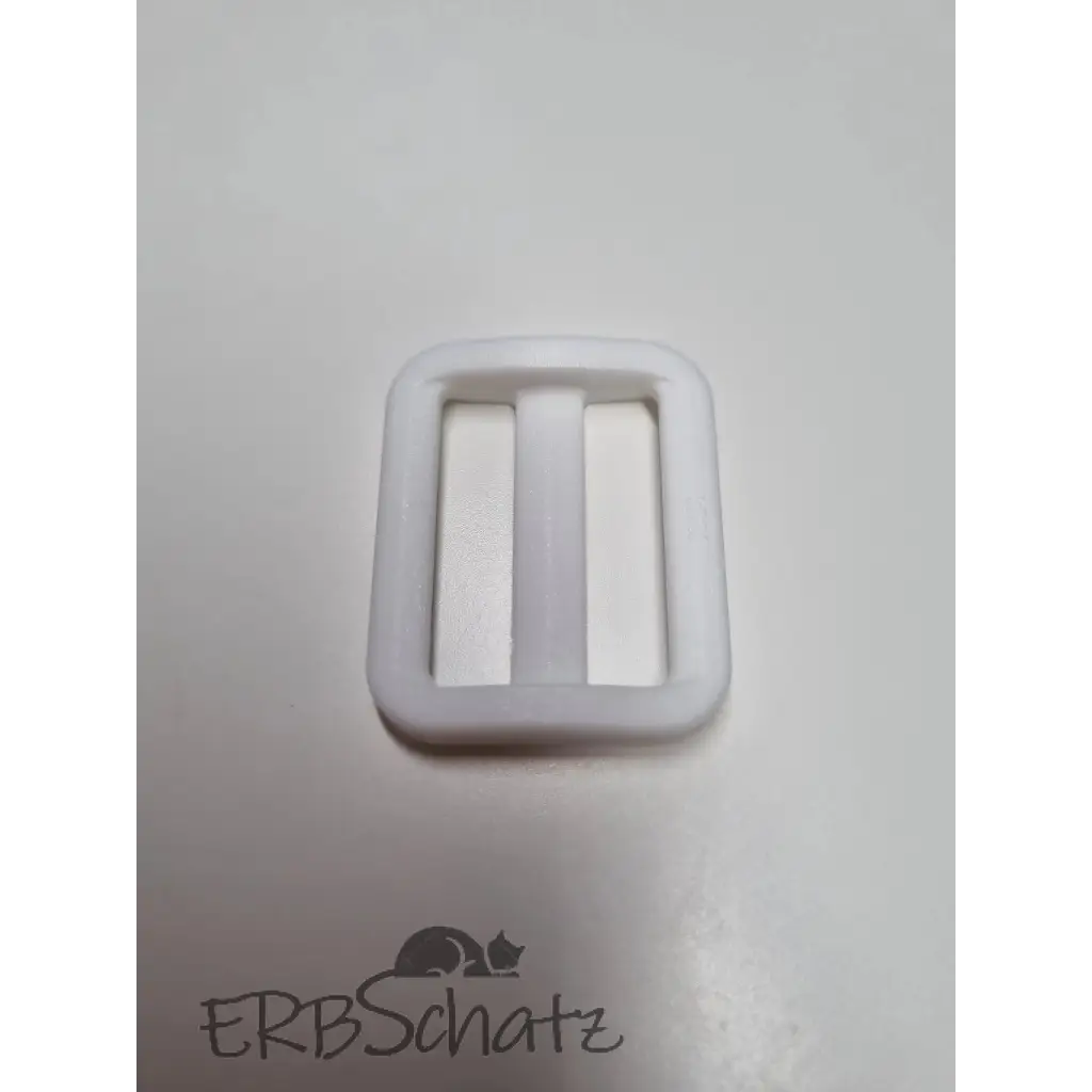 Gurtschieber Kunststoff Farbauswahl für 25mm Gurtband - Weiß