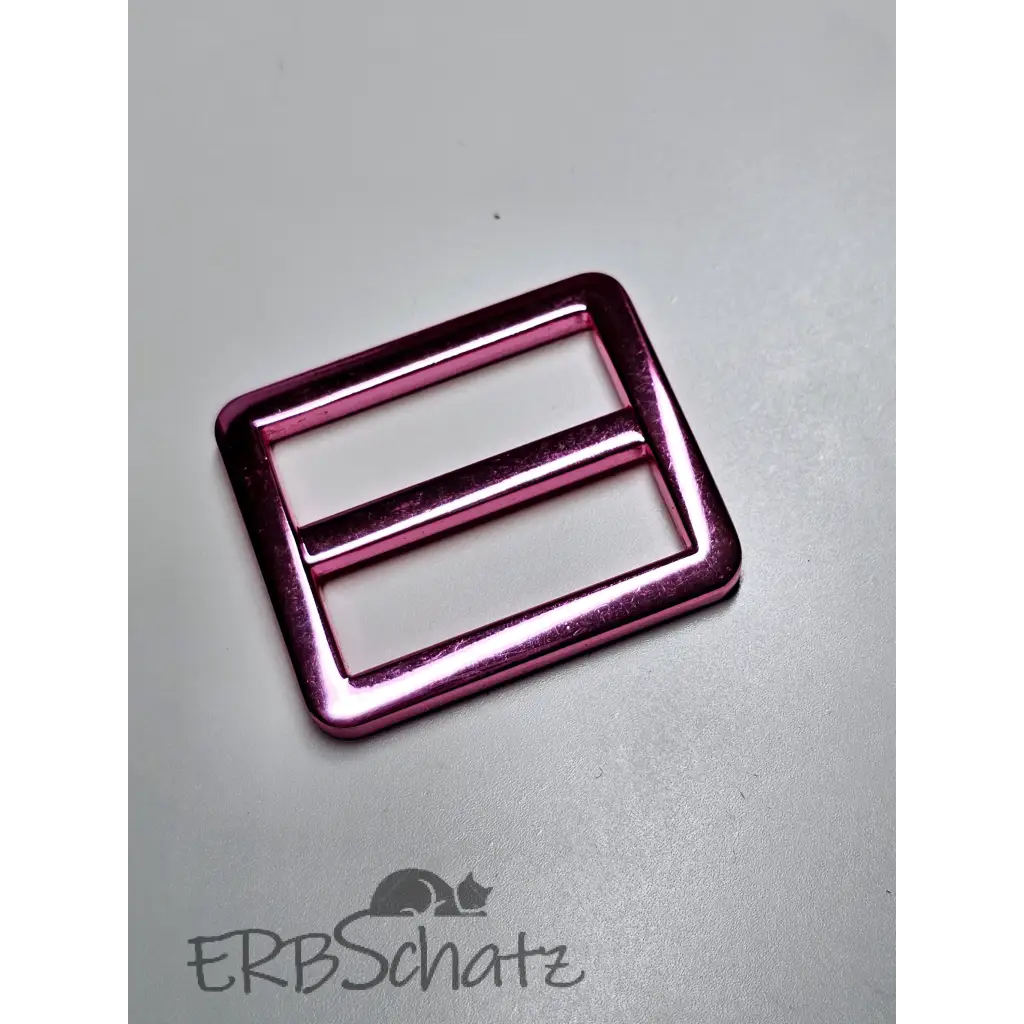 Gurtschieber/Gurtaufhängung Metallic Pink / Lila für 25mm