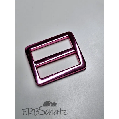 Gurtschieber/Gurtaufhängung Metallic Pink / Lila für 25mm