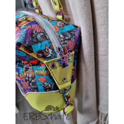 Handtasche Comic kleiner Alien