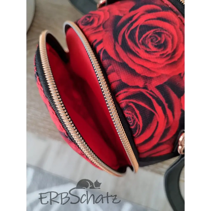 Handtasche Rosen Barrelbag