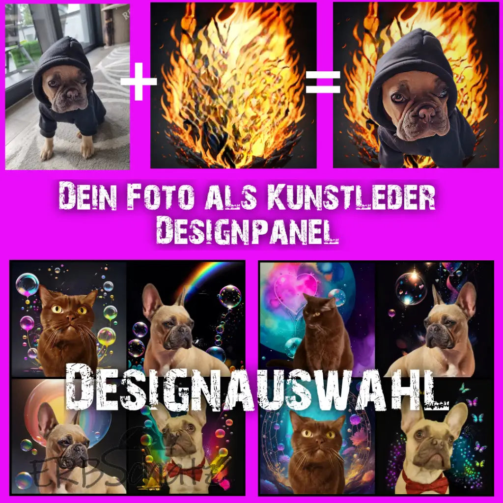 Individueller Druck - Dein Foto als Kunstleder Design Panel