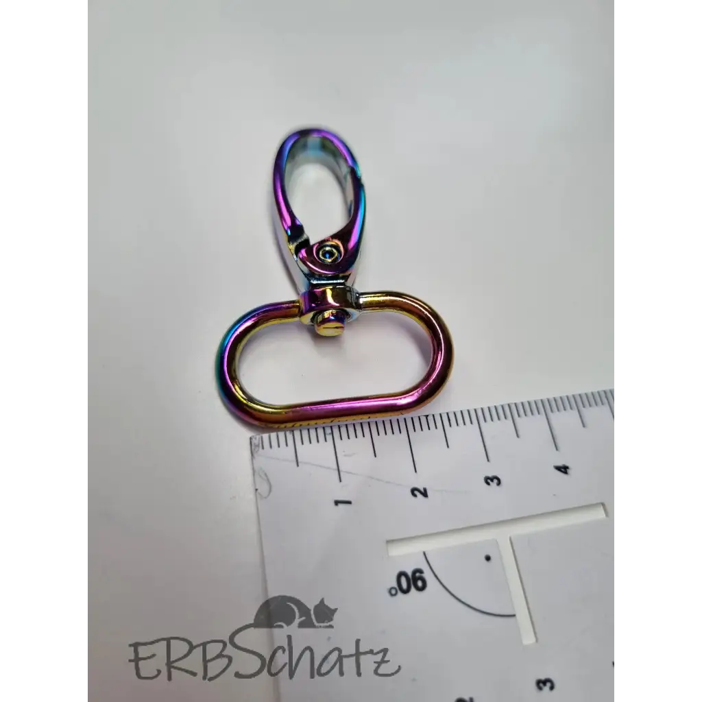 Karabiner Rainbow für 25mm Gurtband - Rainbow