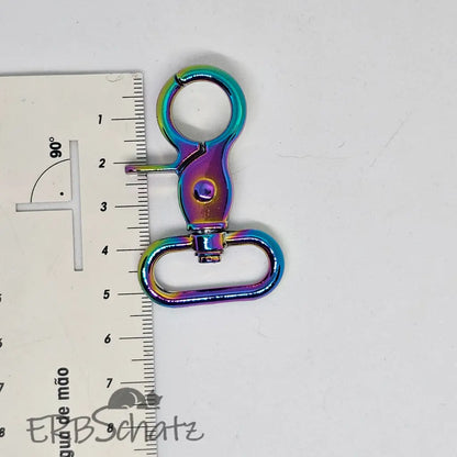 Karabiner Rainbow für 25mm Gurtband (neue Form) - Rainbow