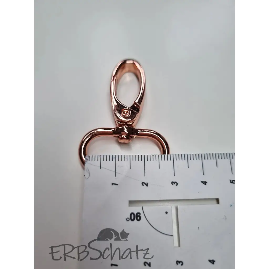 Karabiner Rosegold für 20mm Gurtband - Rosegold