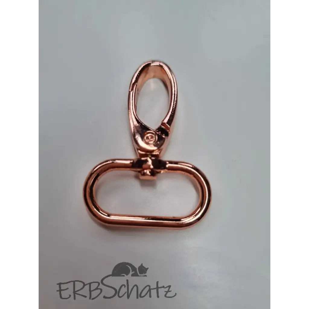 Karabiner Rosegold für 20mm Gurtband - Rosegold