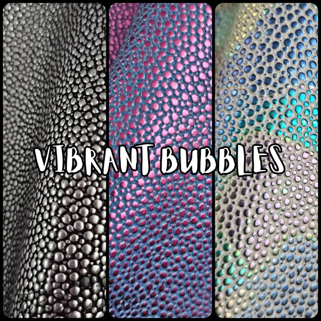 Kunstleder Bubbles Vibrant Rollen 30 x 135 cm