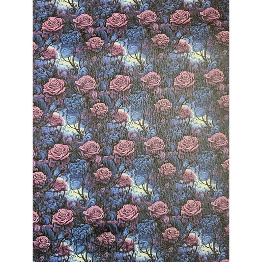 Kunstleder Dreamy Rosegarden 30 x 140 cm - Dreamy Rosegarden