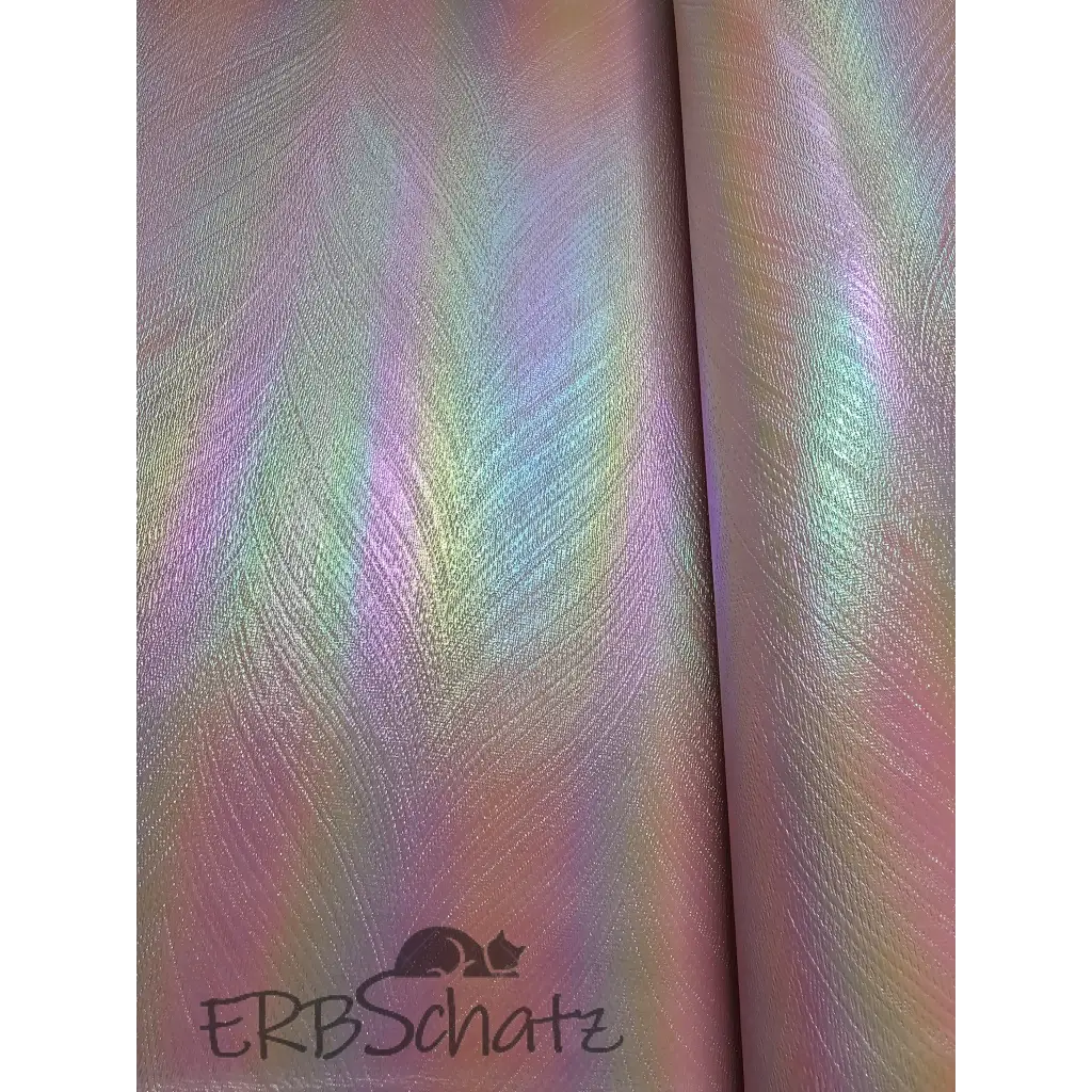 Kunstleder Frosted Rainbow Shimmer 30 x 140 cm