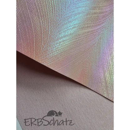 Kunstleder Frosted Rainbow Shimmer 30 x 140 cm