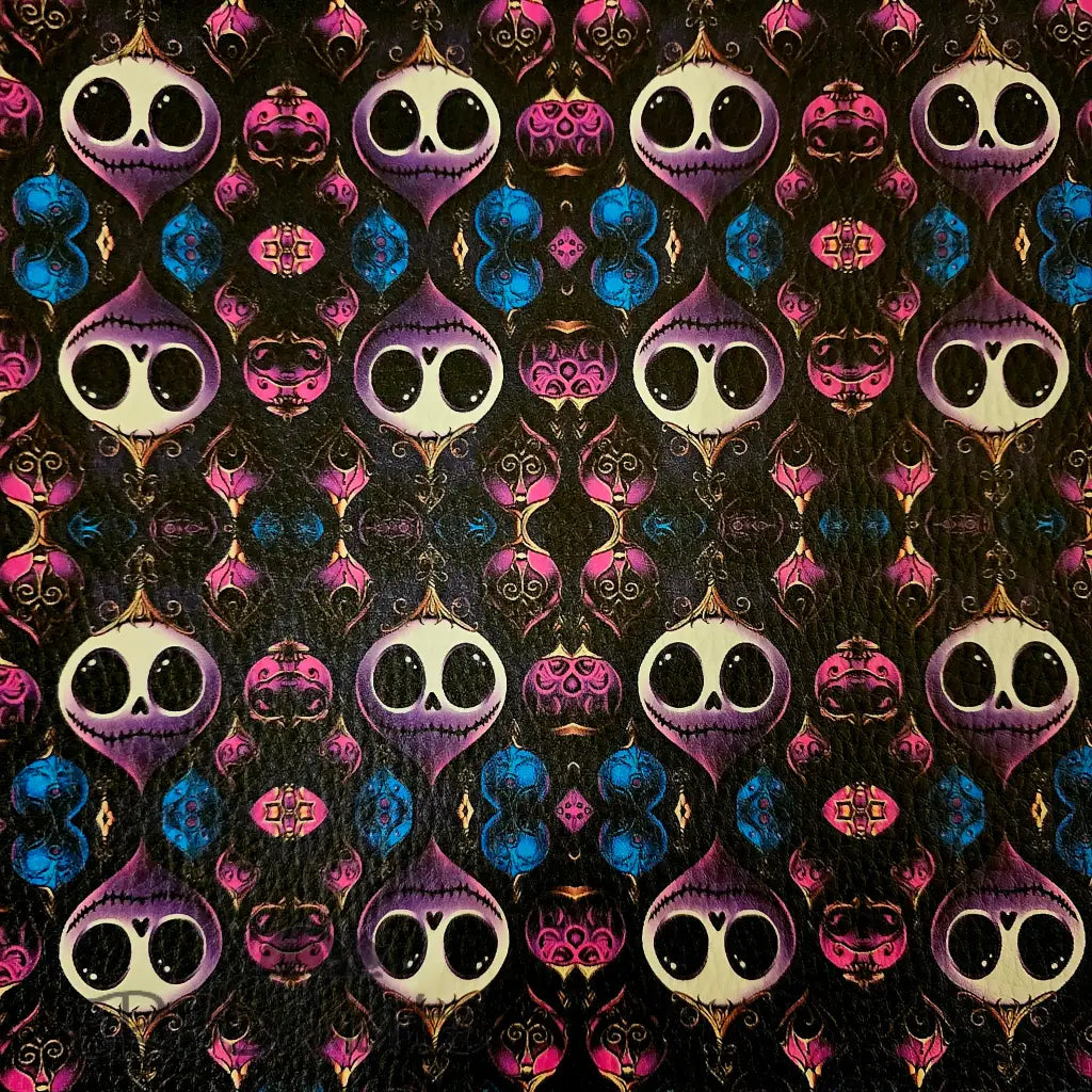 Kunstleder Happy Skulls 50 x 140 cm - Happy Skulls