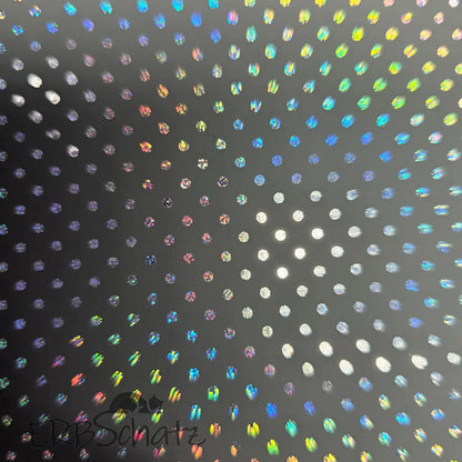 Kunstleder Holo Dots Rollen 30 x 135 cm