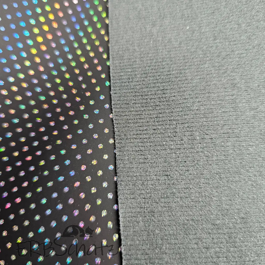 Kunstleder Holo Dots Rollen 30 x 135 cm