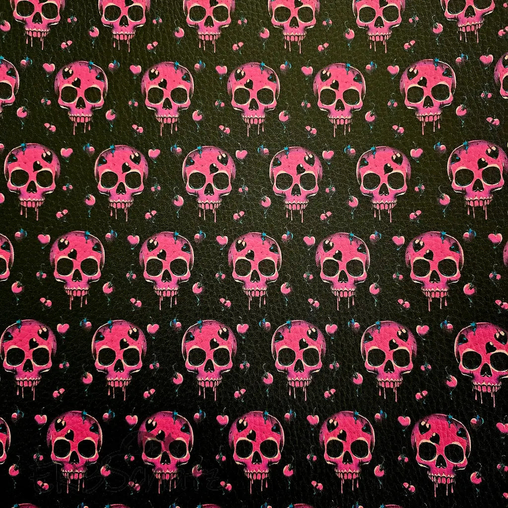 Kunstleder Juicy Skulls 50 x 140 cm - Juicy Skulls