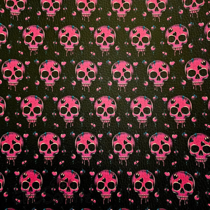 Kunstleder Juicy Skulls 50 x 140 cm - Juicy Skulls