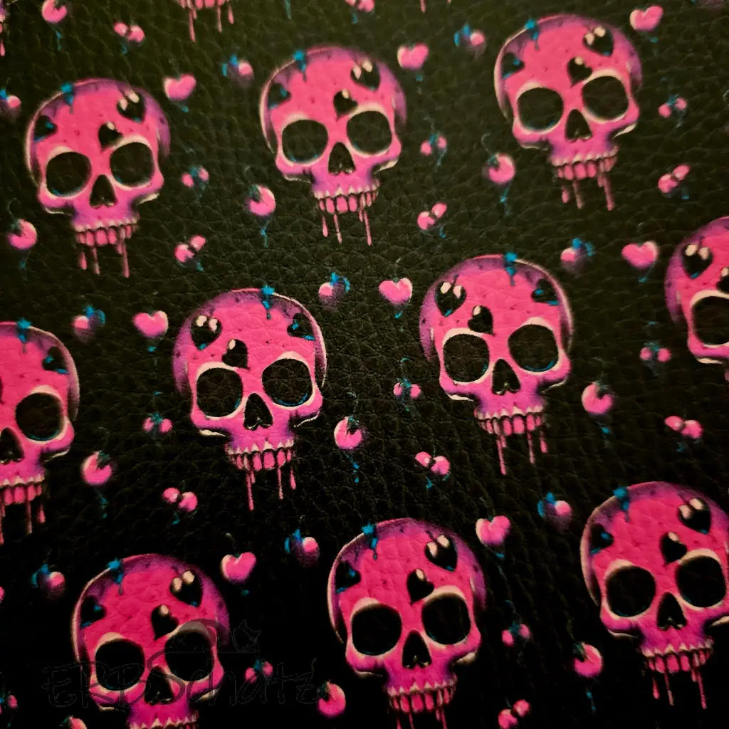 Kunstleder Juicy Skulls 50 x 140 cm - Juicy Skulls