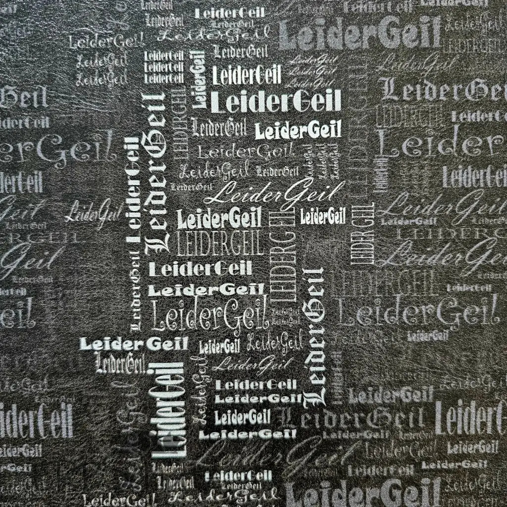 Kunstleder LeiderGeil Wordcloud 30 x 140 cm