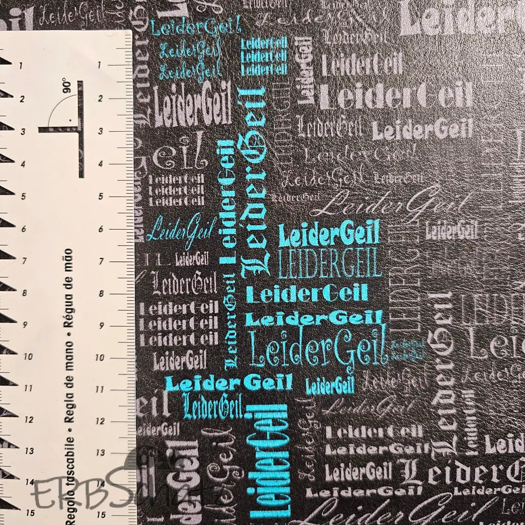 Kunstleder LeiderGeil Wordcloud 30 x 140 cm