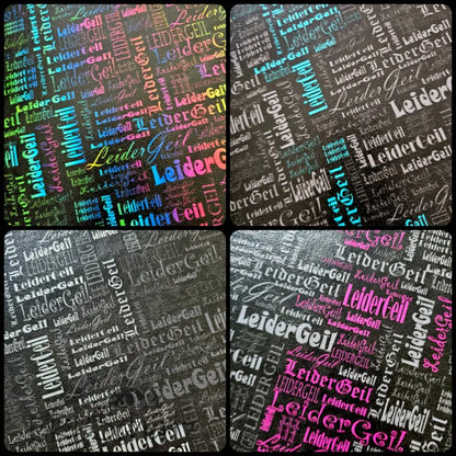 Kunstleder LeiderGeil Wordcloud 30 x 140 cm