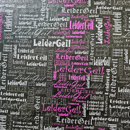 Kunstleder LeiderGeil Wordcloud 30 x 140 cm