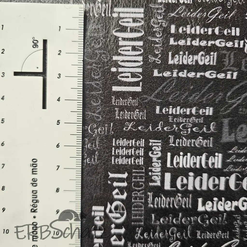 Kunstleder LeiderGeil Wordcloud 30 x 140 cm