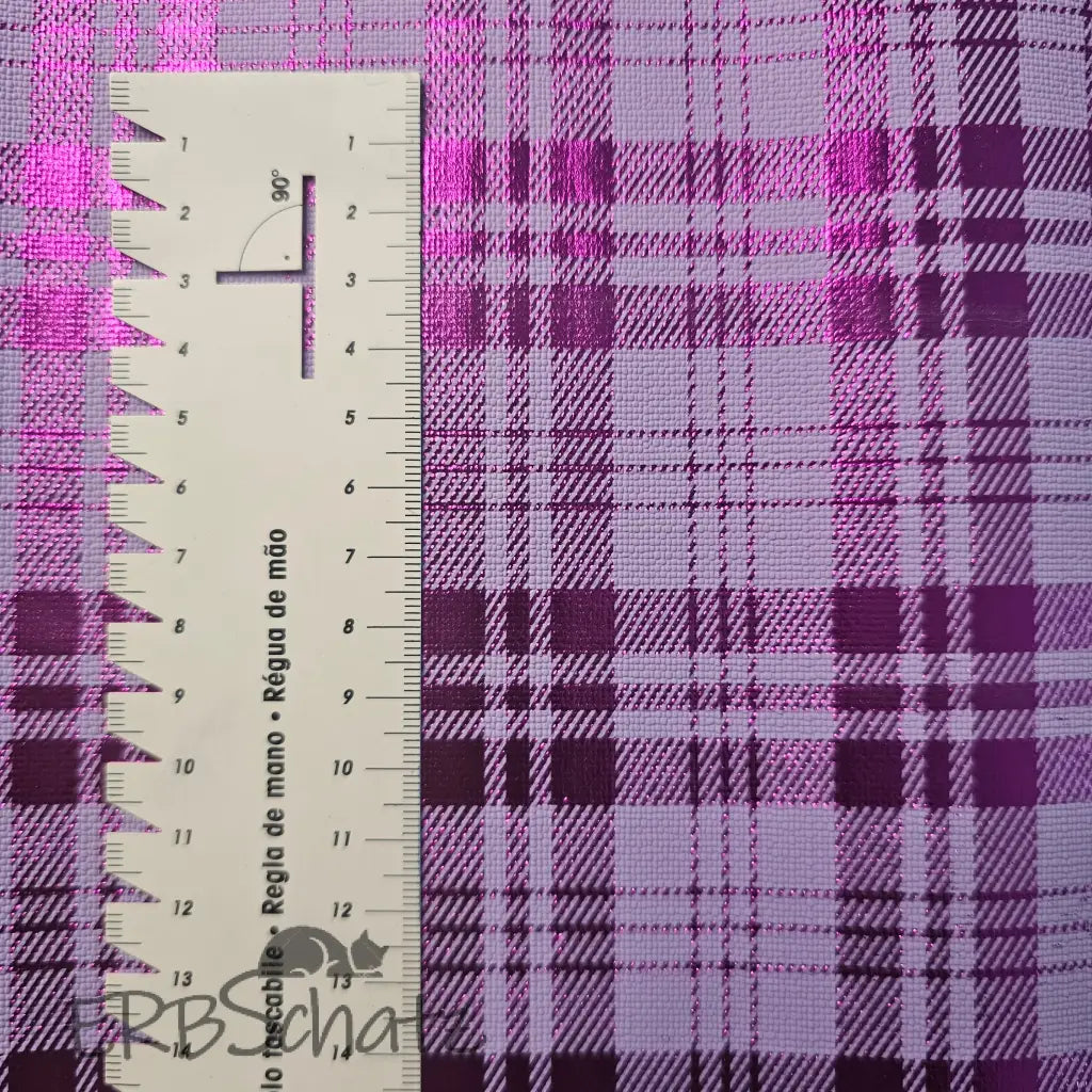 Kunstleder Luxury Bags Glamour Tartan Rollen 30 x 135 cm