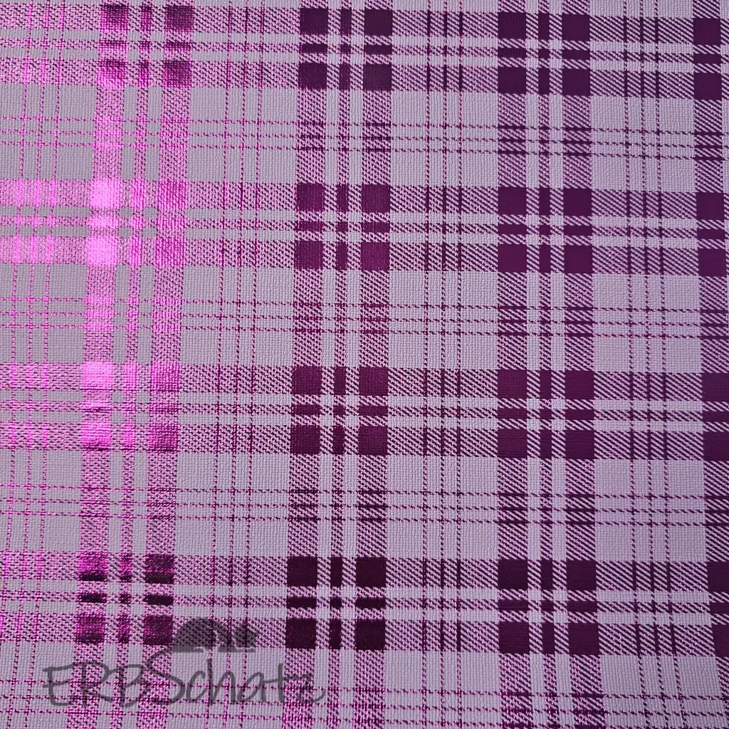 Kunstleder Luxury Bags Glamour Tartan Rollen 30 x 135 cm